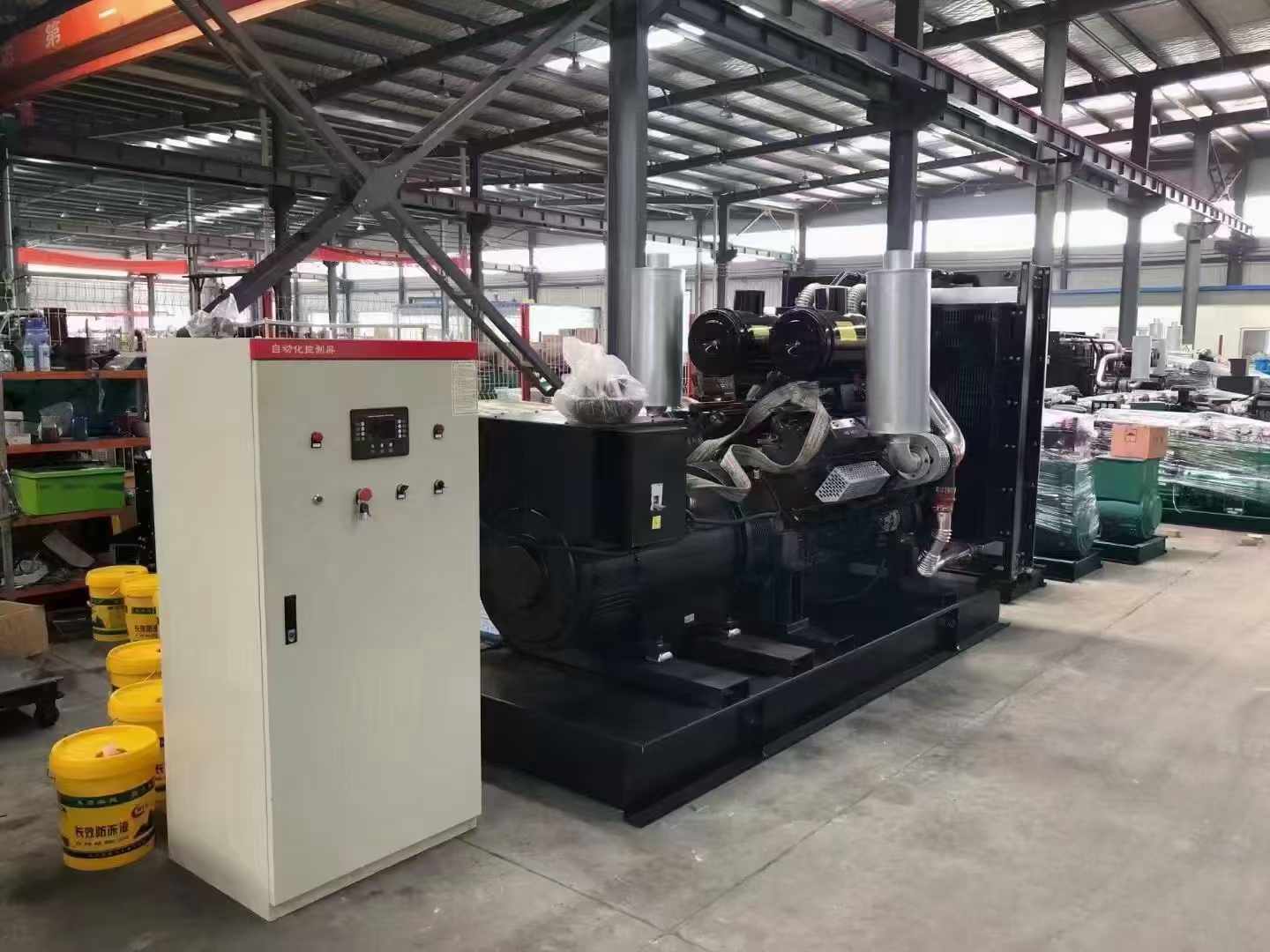 焦作柴油发电机组负载测试时，若出现异常运行状态应如何处理？